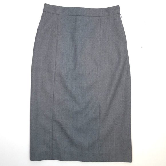 COS Grey Wool Pencil Skirt Size 8 - Picture 2 of 7